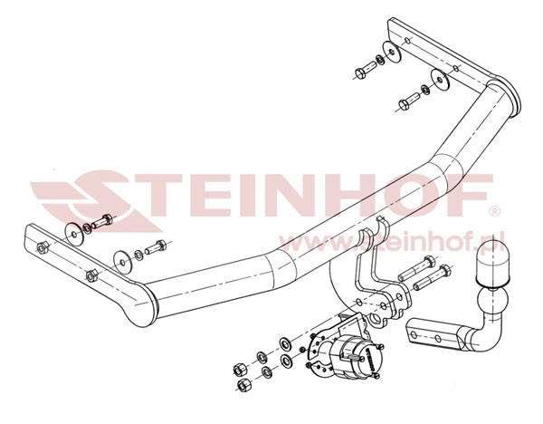 Trekhaak VW Lupo 3D 10/1998-2005