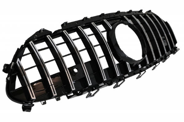 Grill Mercedes CLS C257 GTR Design Zwart/Chroom