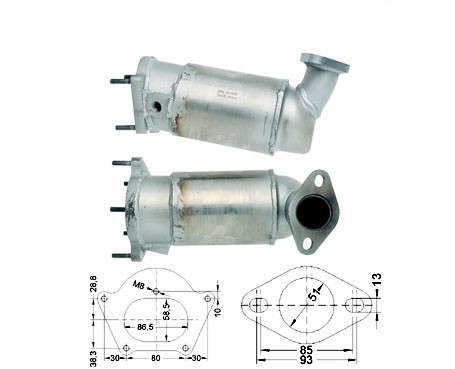 Hyundai PONY 1.3i 1341 cc 62 Kw / 84 cv Magnaflow CAT Bouwjaar:
