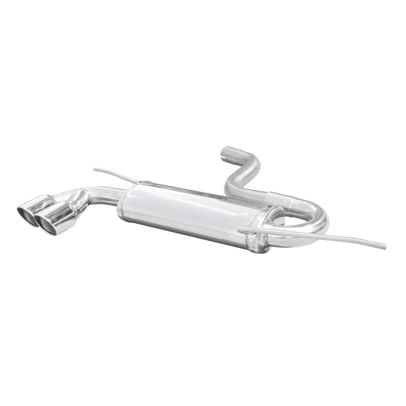 100% Inox Sport Exhaust  Volkswagen Golf VI 1.4 TSI 160hp 2009- Ø 55 2x80mm X-Race