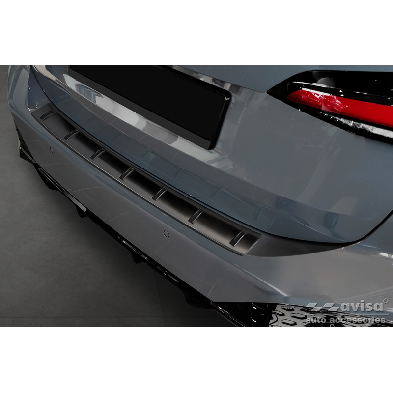 Black Stainless Steel Rear bumper protector  BMW 2-Series (U06) Active Tourer (incl. M-pack) 2021- 'STRONG EDITION'