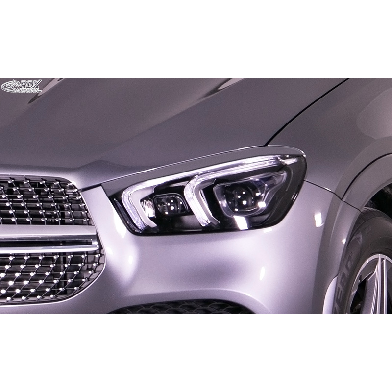 Koplampspoilers  Mercedes GLE (X167) 2018- (ABS)