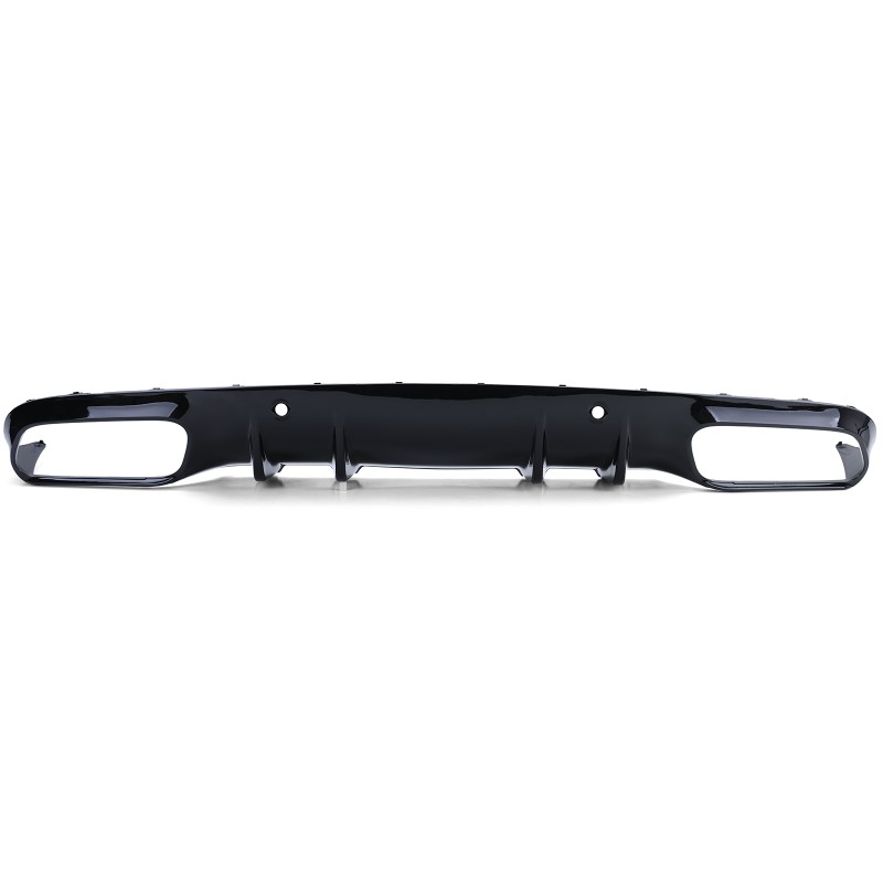 Diffusor Mercedes C205 A205 Coupe / Cabrio 15-19 C43 Design Zwart
