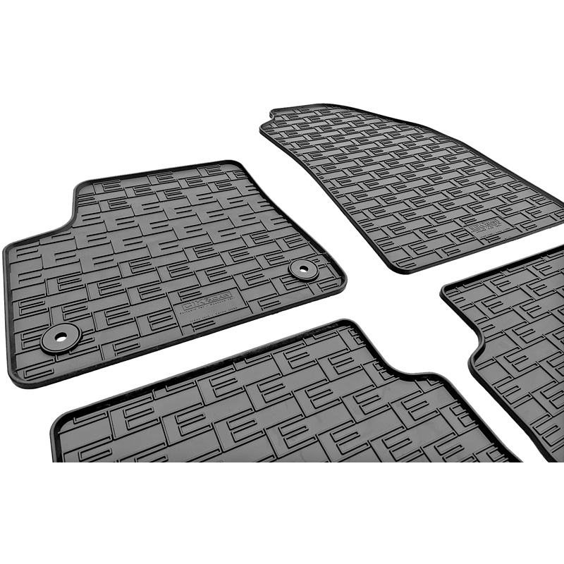 CIKCAR Rubber car mats set  Fiat Grande Panda EV 2025- (4-pieces + fixing system)
