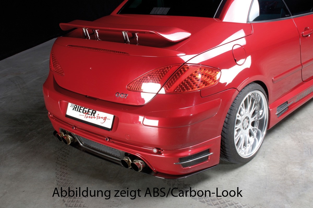 Achteraanzet diffuser-look Peugeot 307 CC Rieger