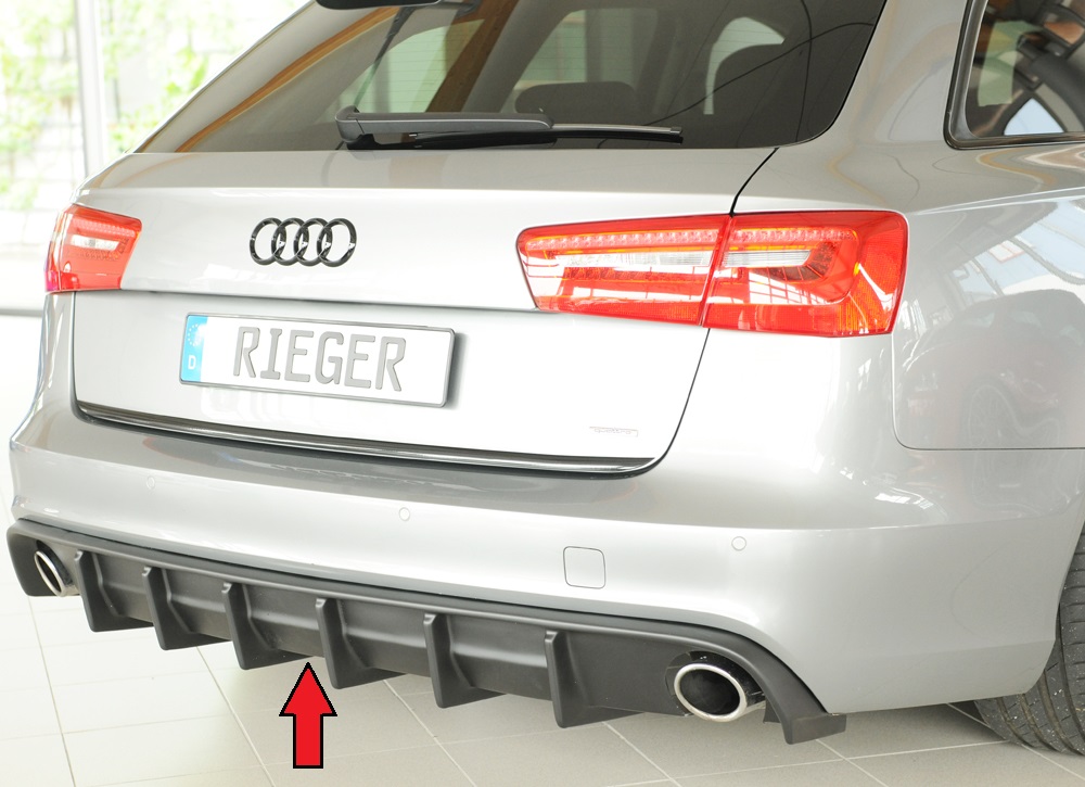 Achterdiffuser  Audi A6 (4G/C7) – 11.10-08 ( zonder trekhaak)