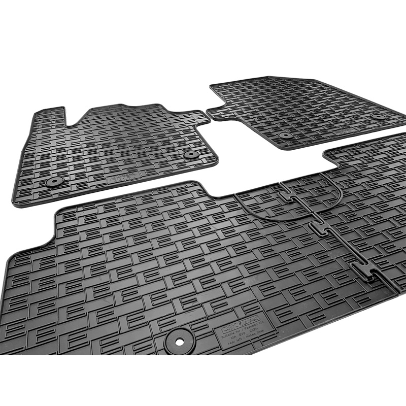 Rubber matten  Kia EV6 2021- (3-delig + montagesysteem)