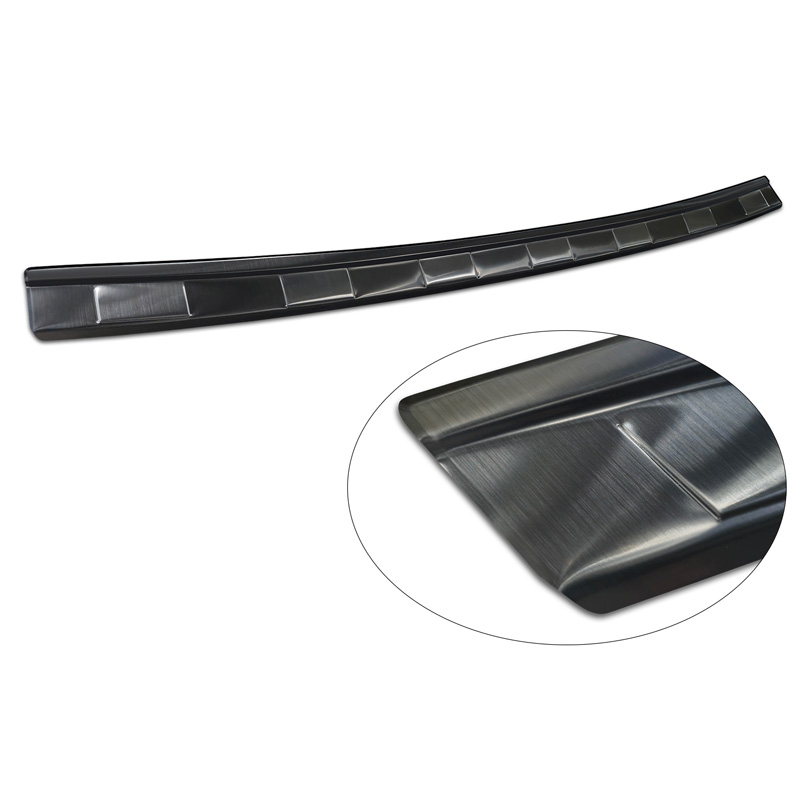 Black Stainless Steel Rear bumper protector  Dacia Duster III 2024- 'Ribs'