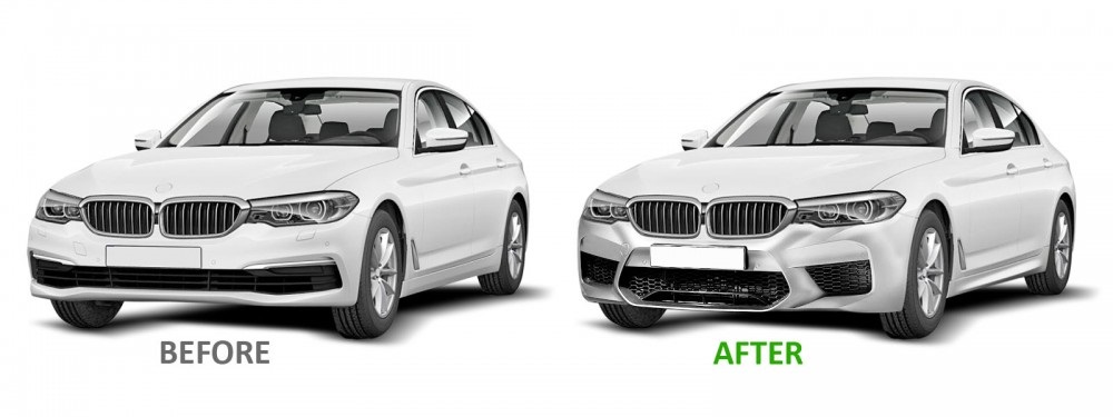 Voorbumper BMW G30 / G31 M5 Design 17- PDC
