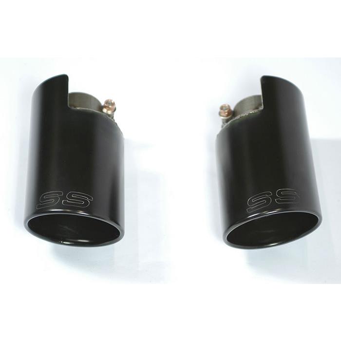 695 ABARTH 1.4T "Tributo Ferrari" (180 Hp) 2009 Endpipe kit Right O100 - Left O100 "Black"