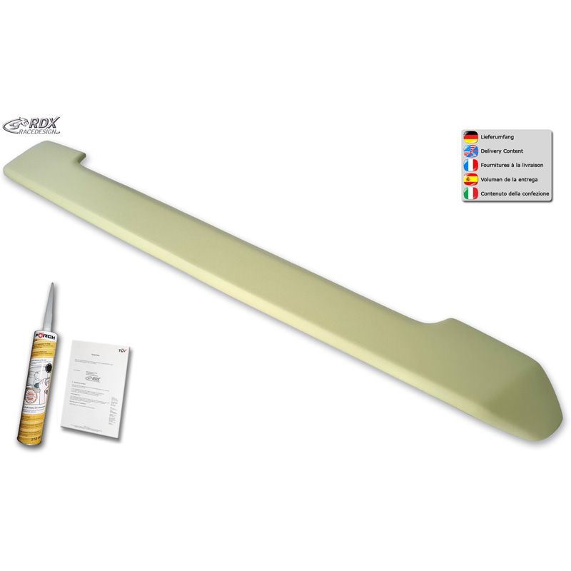 Dachspoiler passend für Citroën Berlingo / Peugeot Partner & Rifter / Opel Combo / Toyota ProAce City & ProAce City Verso 2008- (mit Heckklappe) (PU)
