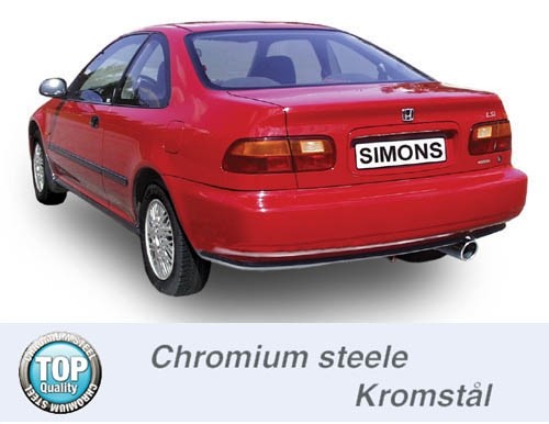 Simons Uitlaatsysteem af kat. Honda Civic V/VI >>>>>>>>>>