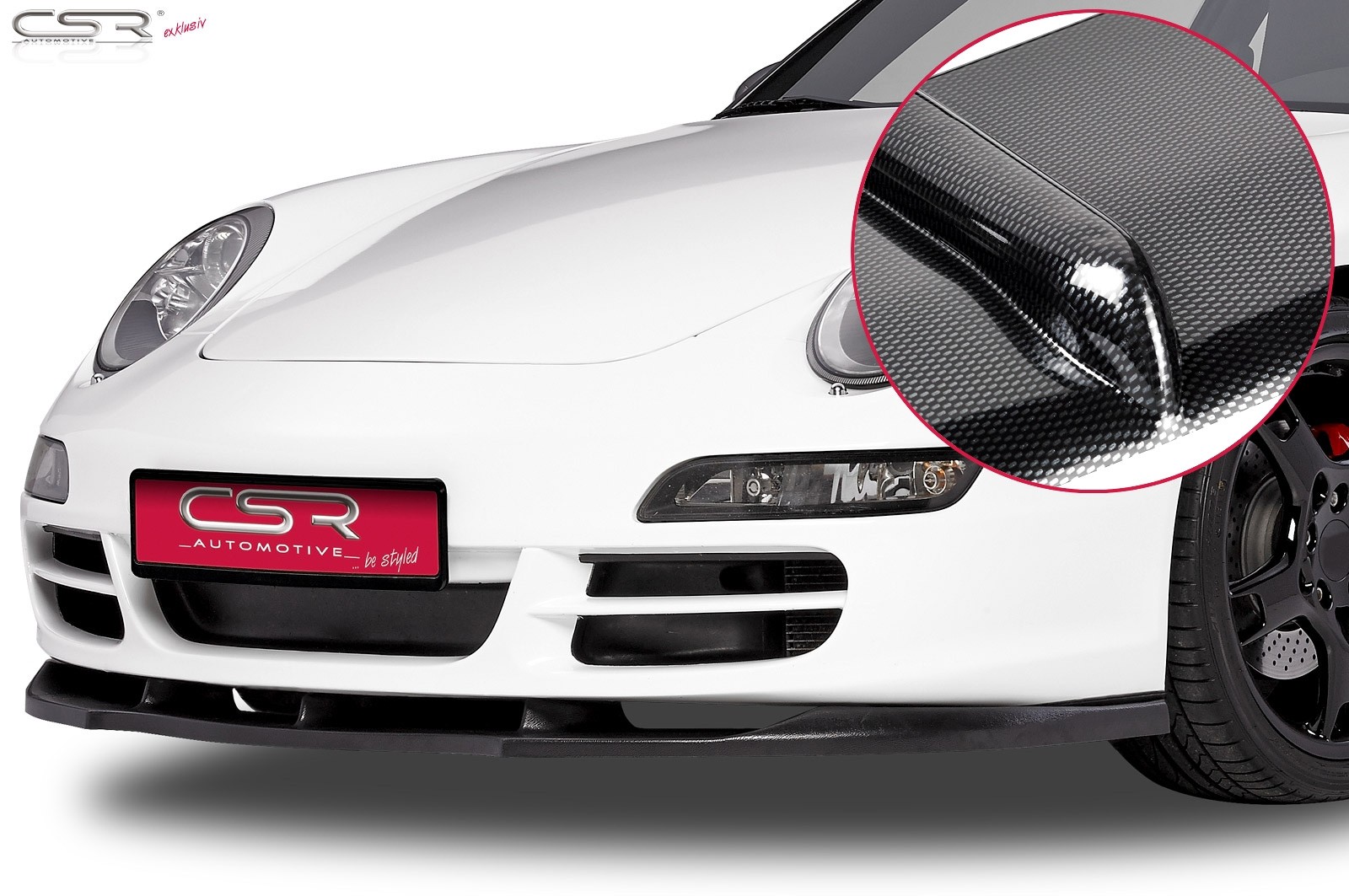 Voorspoiler Porsche 911 (997) CSL114-C