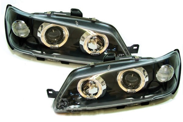 Koplampen Peugeot 306 93-97 Zwart