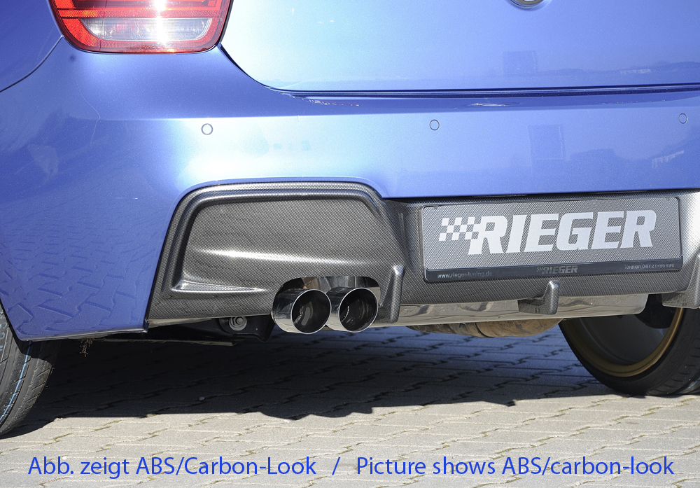 Achterdiffuser BMW 1 serie Rieger