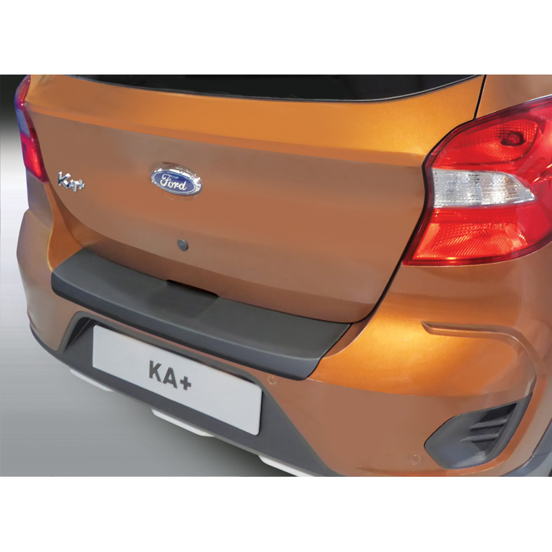ABS Rear bumper protector  Ford Ka+ Active 3/2018- Black