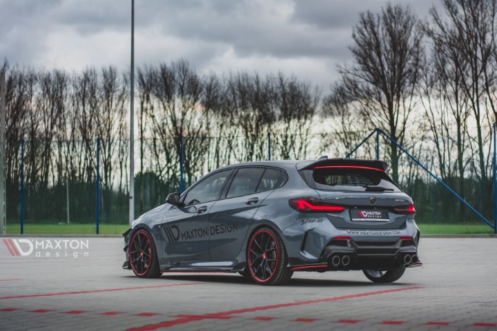 Achter Diffusor BMW 1 Serie F40 M-Pack/ M135i Glans Zwart V2