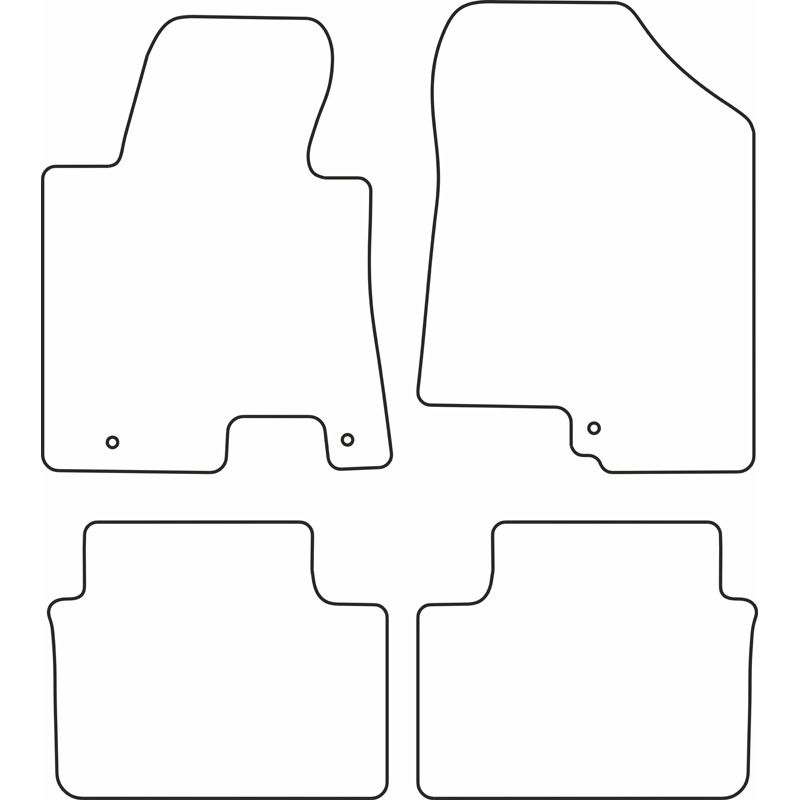 Automatten  Hyundai i30 2013-2016