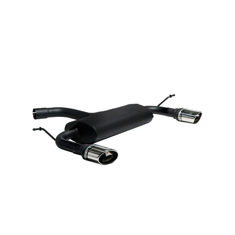 Double sport exhaust  Volkswagen Touran 1.4TSi 103/110/125kW/1.6FSi 75/85kW/2.0FSi 80/110kW/1.9TDI 66/77kW/2.0TDI 100/103/125kW 2003-2010 120x80mm