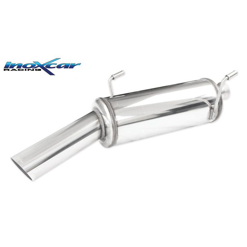 100% Inox Sport Exhaust  Peugeot 206 GT WRC 135hp 1x90mm Rally