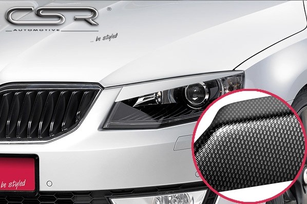 Booskijkers carbon-look Skoda Octavia III