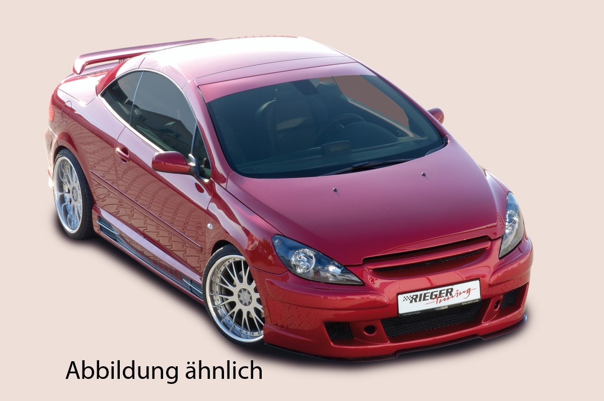 Frontbumper met geïntegreerde without embleem Peugeot 307 Rieger