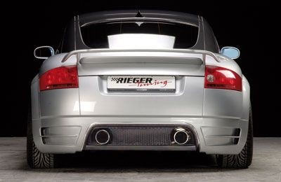 Achterbumper Diffusor Rieger voor de Audi TT