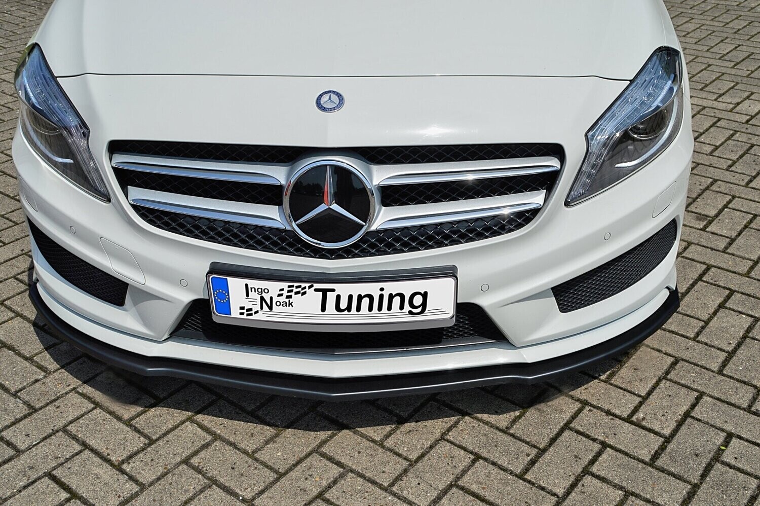 Voorspoiler ABS Mercedes CLA AMG-Line W117 + Shootingbrake ABE