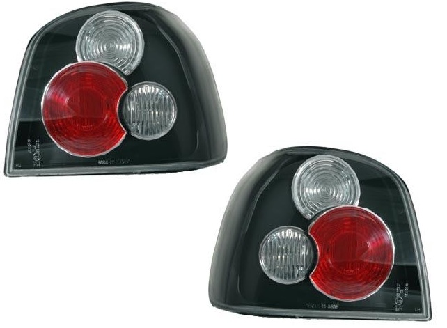 Achterlichten VW Golf III Led zwart Lexus