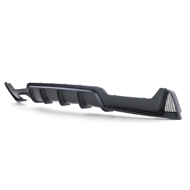 Diffusor BMW 4-serie F32 / F36 2013- Mat Zwart Look M-Pakket Dubbel Links