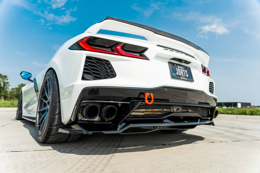 Diffuser Chevrolet Corvette C8 Maxton Glans Zwart