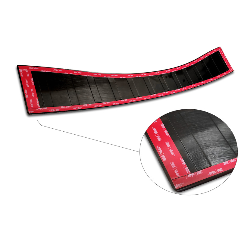 Zwart RVS Achterbumperprotector  Ford Mondeo V Hatchback/Sedan 2014-2019 & FL 2019- 'Ribs'