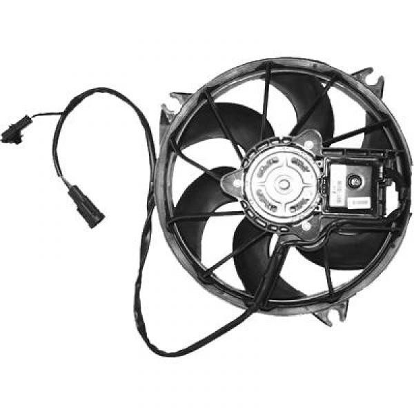 Radiator FAN rechts PEUGEOT 407 04-08 04-08 2.2 HDI