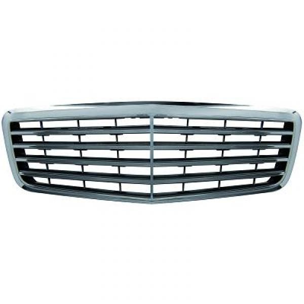 Radiator Grill W211 07-09 Chroom/ZILVERKLEUR