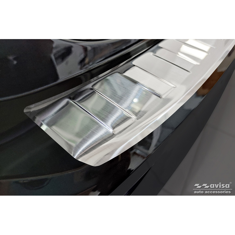 Stainless Steel Rear bumper protector  Volkswagen Golf VIII Variant 2020-2024 & FL 2024- 'Ribs'