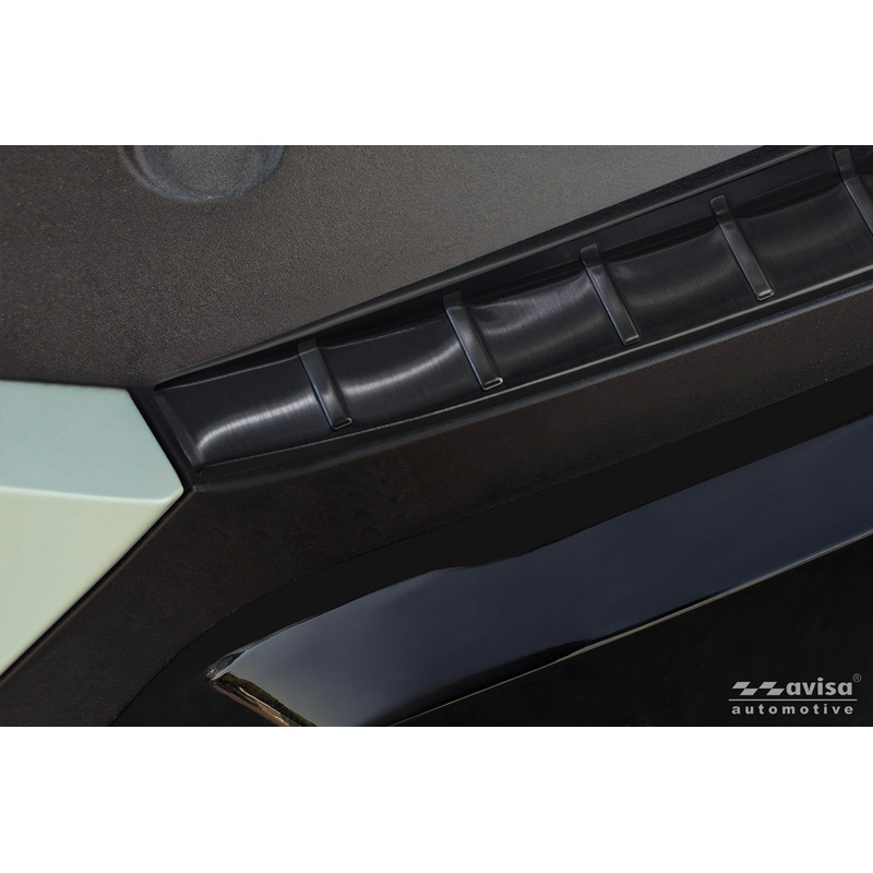 Avisa Stainless Steel Rear Bumper Protector  KIA EV3 GT 2024- - Black - 2-pieces