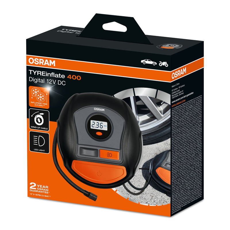 Osram Tyre Inflate 400 Inflater pump
