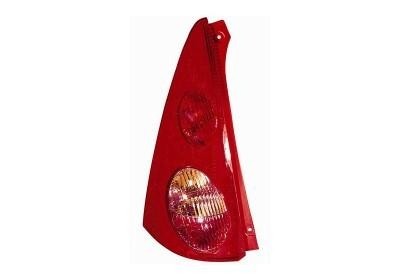 achterlicht, incl fittingdeel, links Peugeot 107, 2005-2012
