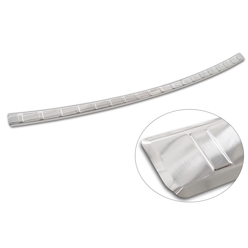 Stainless Steel Rear bumper protector  Toyota Corolla Cross 2022- 'Ribs'