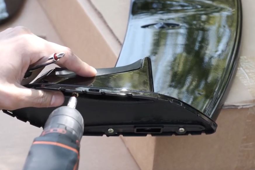 Dakspoiler Mercedes A klasse W177 A45 Look Glans Zwart