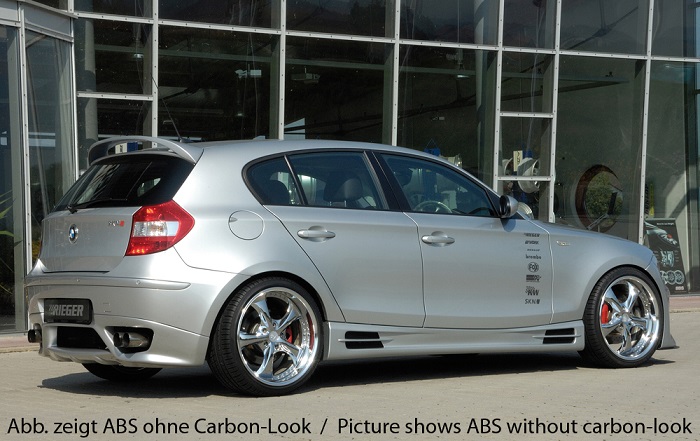 Sideskirts BMW E87 ABS Carbon-look Rieger