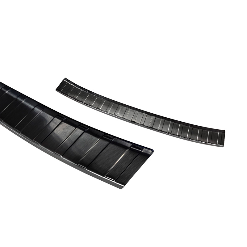 Black Stainless Steel Rear bumper protector  BMW X6 (E71) 2009-2014