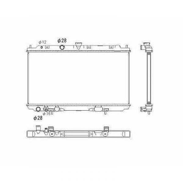 Radiator PRIMERA 02->> 1.9 dCI 85 KW +/-AC