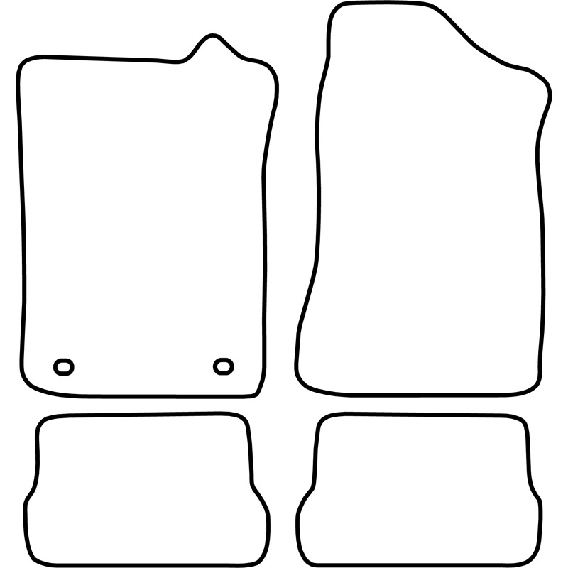 Set velour car mats  Volkswagen Corrado 1989-1995