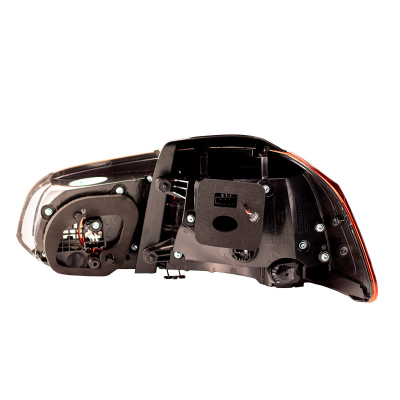 Set R-Look LED Achterlichten  Volkswagen Golf VI 2008-2012 excl. Variant - Rood/Helder/Rookgrijs - incl. Dynamic Running Light