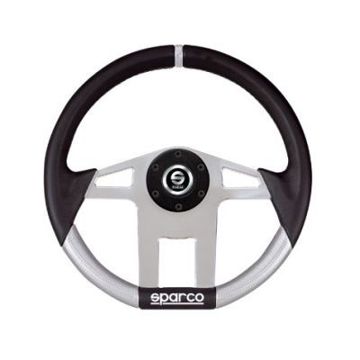 Sparco Stuur Hexagon Silver