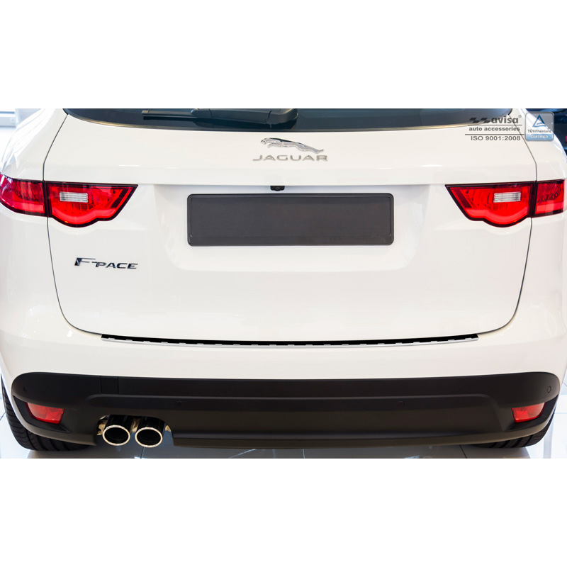 RVS Achterbumperprotector  Jaguar F-Pace 2016-2020 & FL 2020- 'Ribs'
