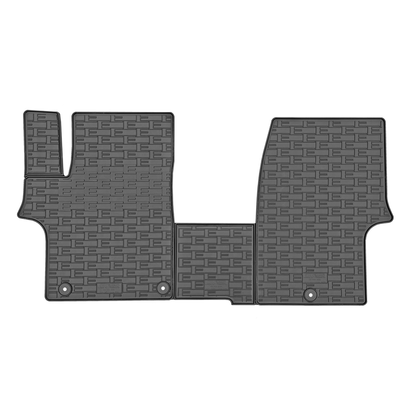 CIKCAR Rubber car mats set  Kia PV5 (EV) 2025- (only front) (3-pieces + fixing system)