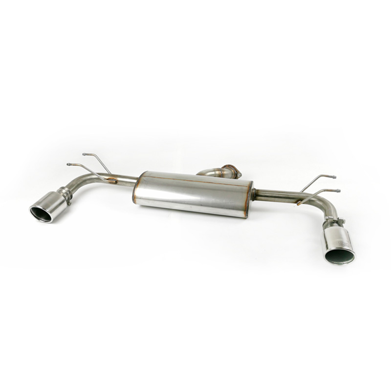 Double Stainless Steel sport exhaust  Mazda 3 HB (BP) 2.0 90/110kW Skyactiv-G 2019- 1x 100mm RS