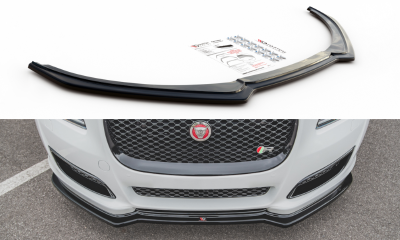 Voorspoiler Jaguar XJ X351 Facelift Glanzend Zwart